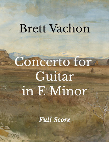 Guitar concerto full title page